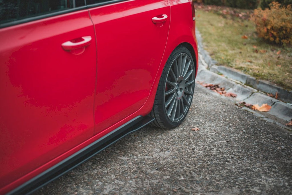 Maxton Design - STREET PRO SIDE SKIRTS DIFFUSERS VW GOLF GTI MK6 (2008-2012)