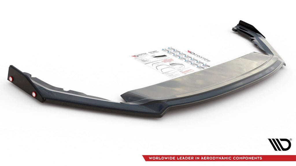 Maxton Design - FRONT SPLITTER V.2 + FLAPS SKODA OCTAVIA RS MK4