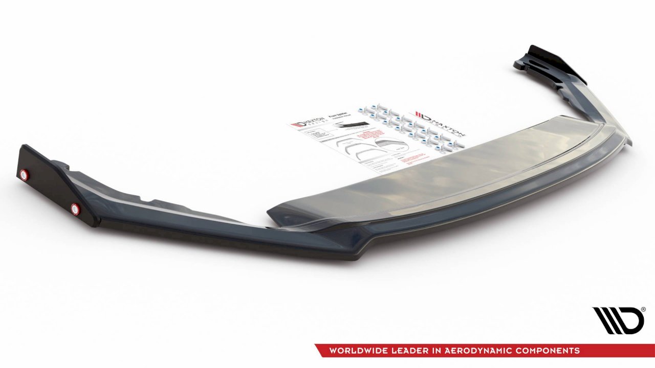 Maxton Design - FRONT SPLITTER V.2 + FLAPS SKODA OCTAVIA RS MK4