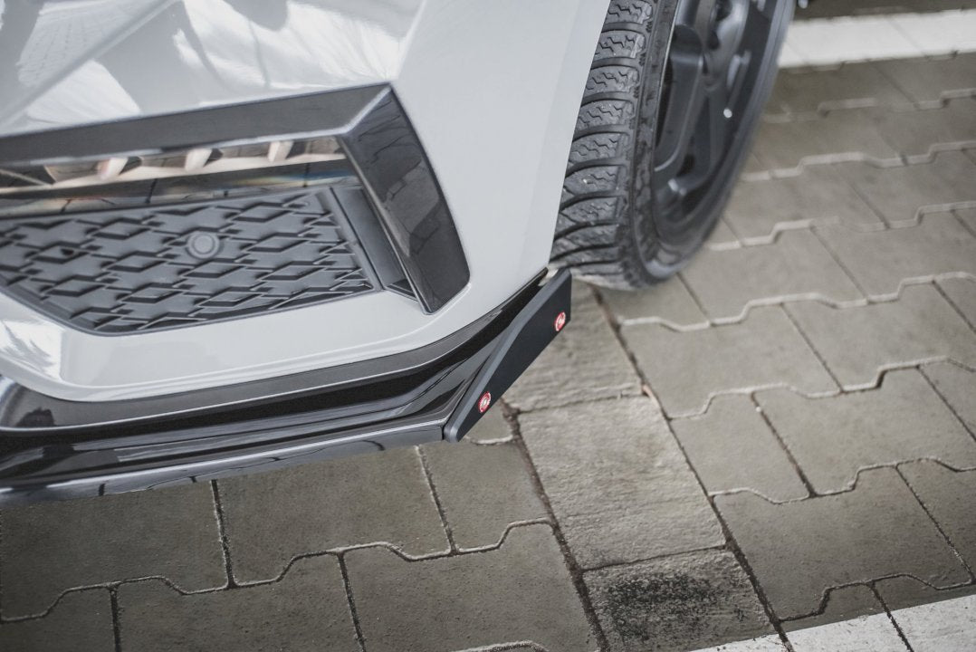 Maxton Design - FRONT SPLITTER V.2 + FLAPS SKODA OCTAVIA RS MK4