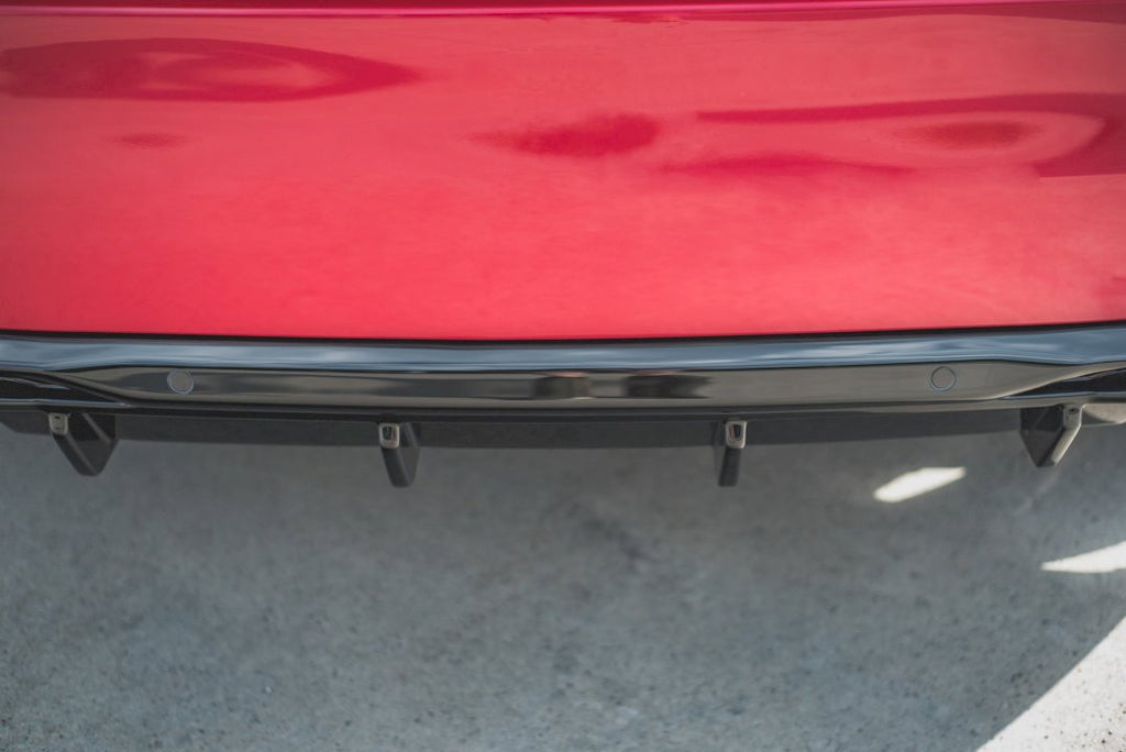 Maxton Design - REAR VALANCE + EXHAUST ENDS IMITATION PEUGEOT 308 GT MK2 FACELIFT (2017-2021)