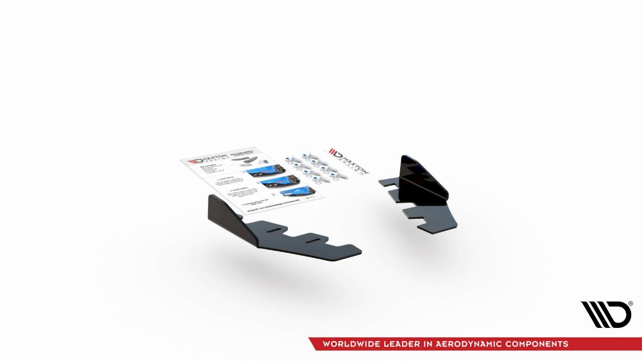 Maxton Design - REAR SIDE FLAPS BMW M135I F20 (2011-2015)