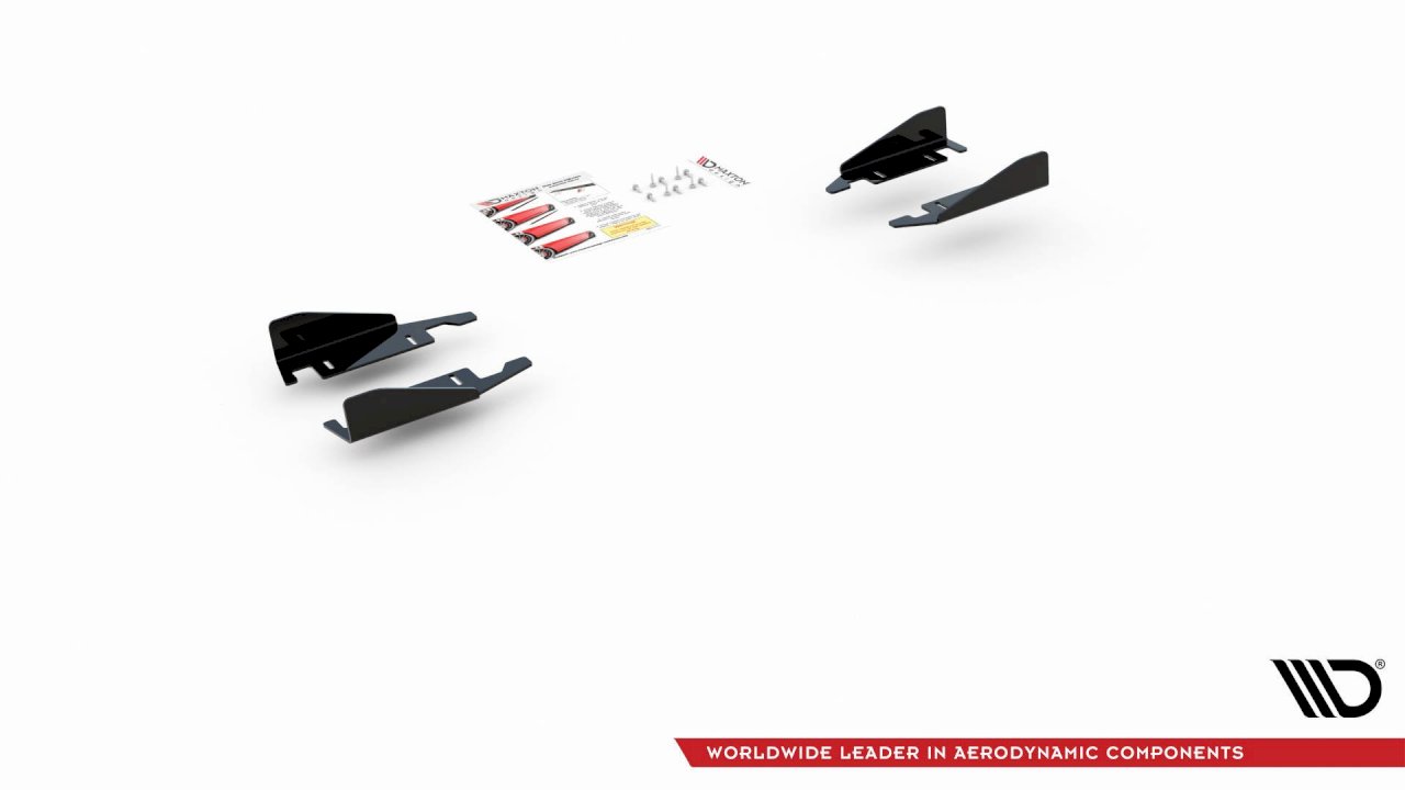 Maxton Design - SIDE FLAPS VOLKSWAGEN GOLF GTI / GTE / GTI CLUBSPORT / R-LINE MK8
