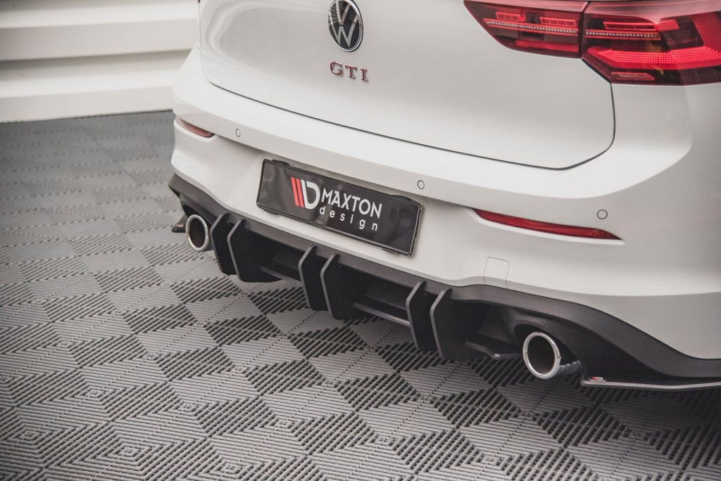 Maxton Design - STREET PRO REAR DIFFUSER V2 VW GOLF 8 GTI (2020-)