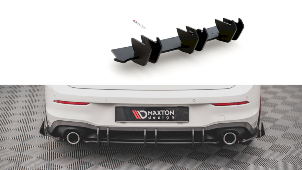 Maxton Design - STREET PRO REAR DIFFUSER V2 VW GOLF 8 GTI (2020-)