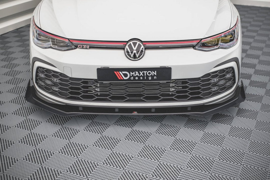 Maxton Design - STREET PRO FRONT SPLITTER + FLAPS VOLKSWAGEN GOLF GTI / GTE / R-LINE MK8
