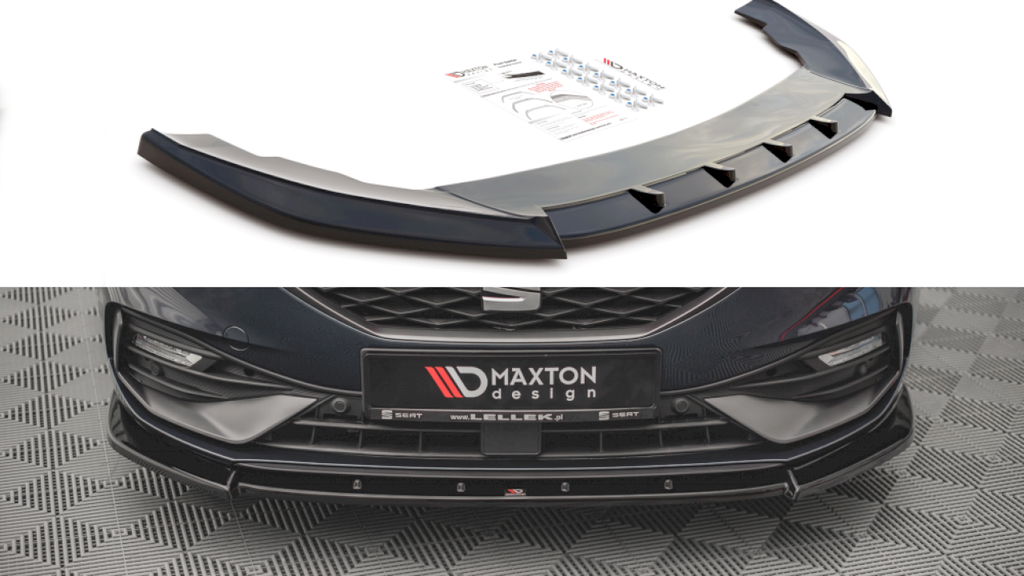 Maxton Design - FRONT SPLITTER V1 SEAT LEON FR MK4 (2020-)