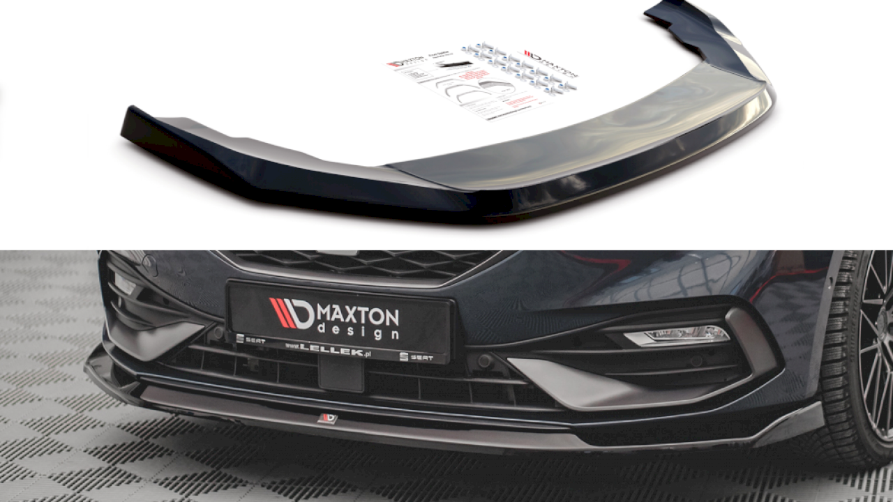 Maxton Design - FRONT SPLITTER V3 SEAT LEON FR MK4 (2020-)
