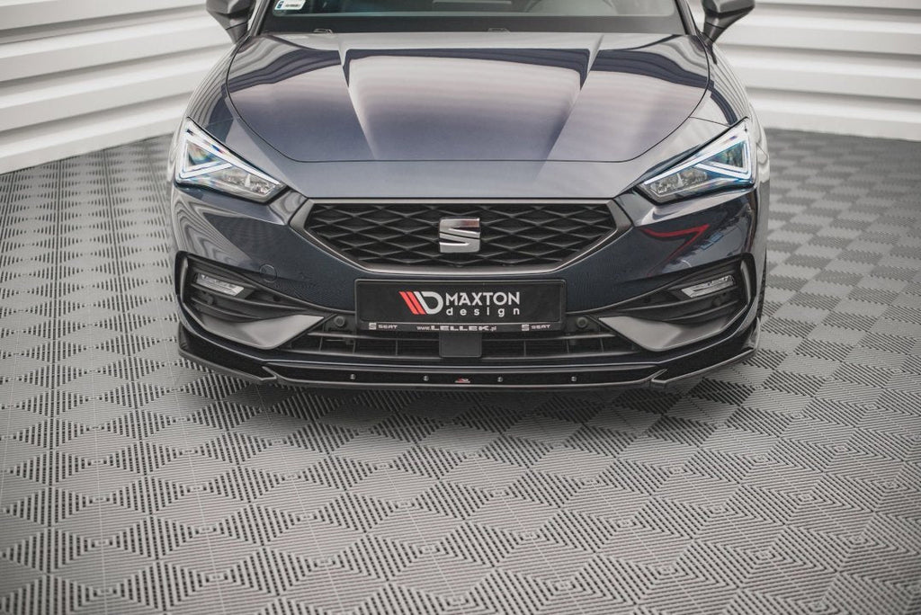 Maxton Design - FRONT SPLITTER V2 SEAT LEON FR MK4 (2020-)