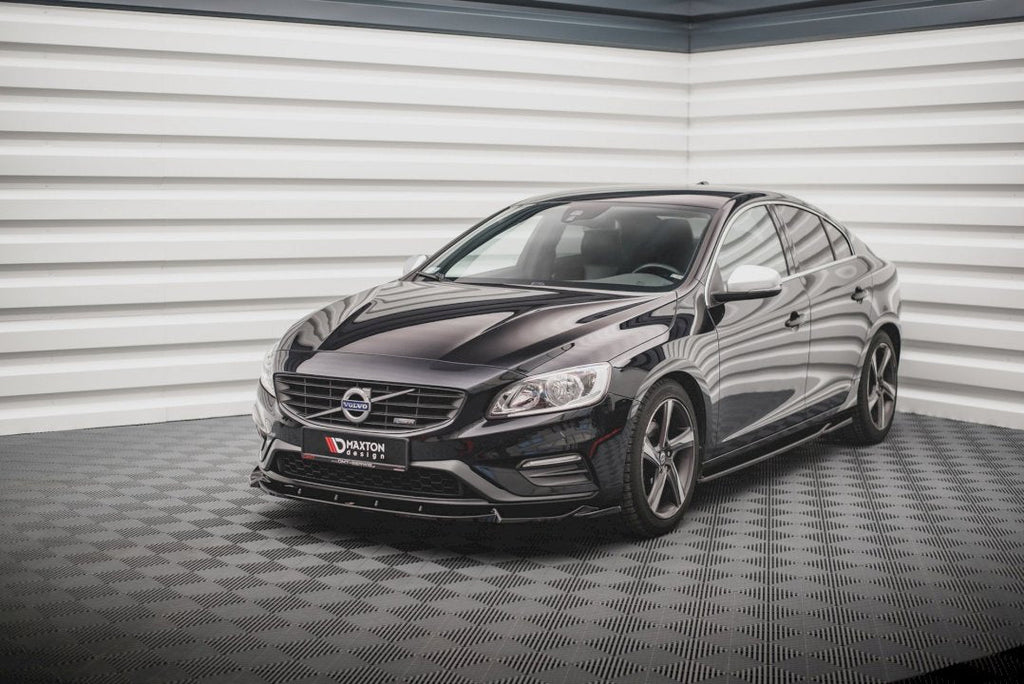Maxton Design - FRONT SPLITTER V1 VOLVO S60 R-DESIGN MK2 (2014-2018)