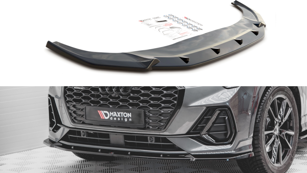 Maxton Design - Front Splitter V.2 Audi Q3 Sportback / SUV S-Line F3