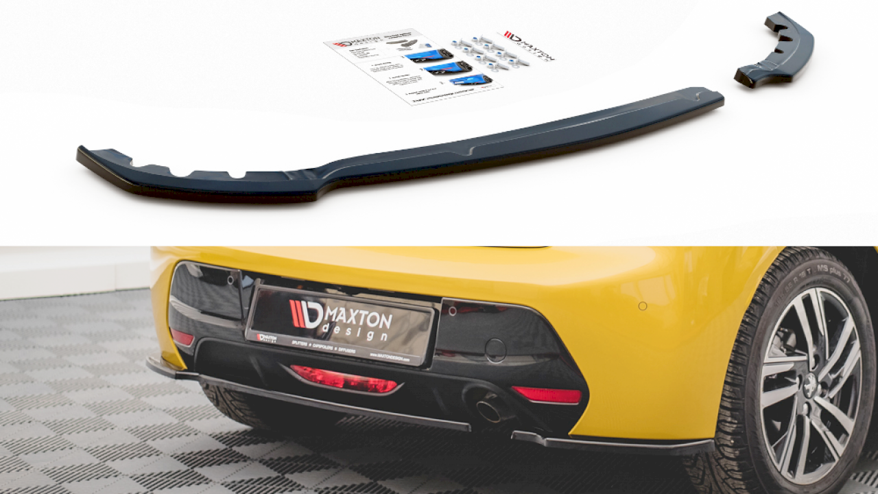 Maxton Design - REAR SIDE SPLITTERS PEUGEOT 208 MK2 (2019-)