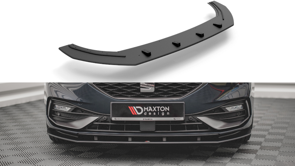 Maxton Design - STREET PRO FRONT SPLITTER SEAT LEON FR MK4 (2020-)