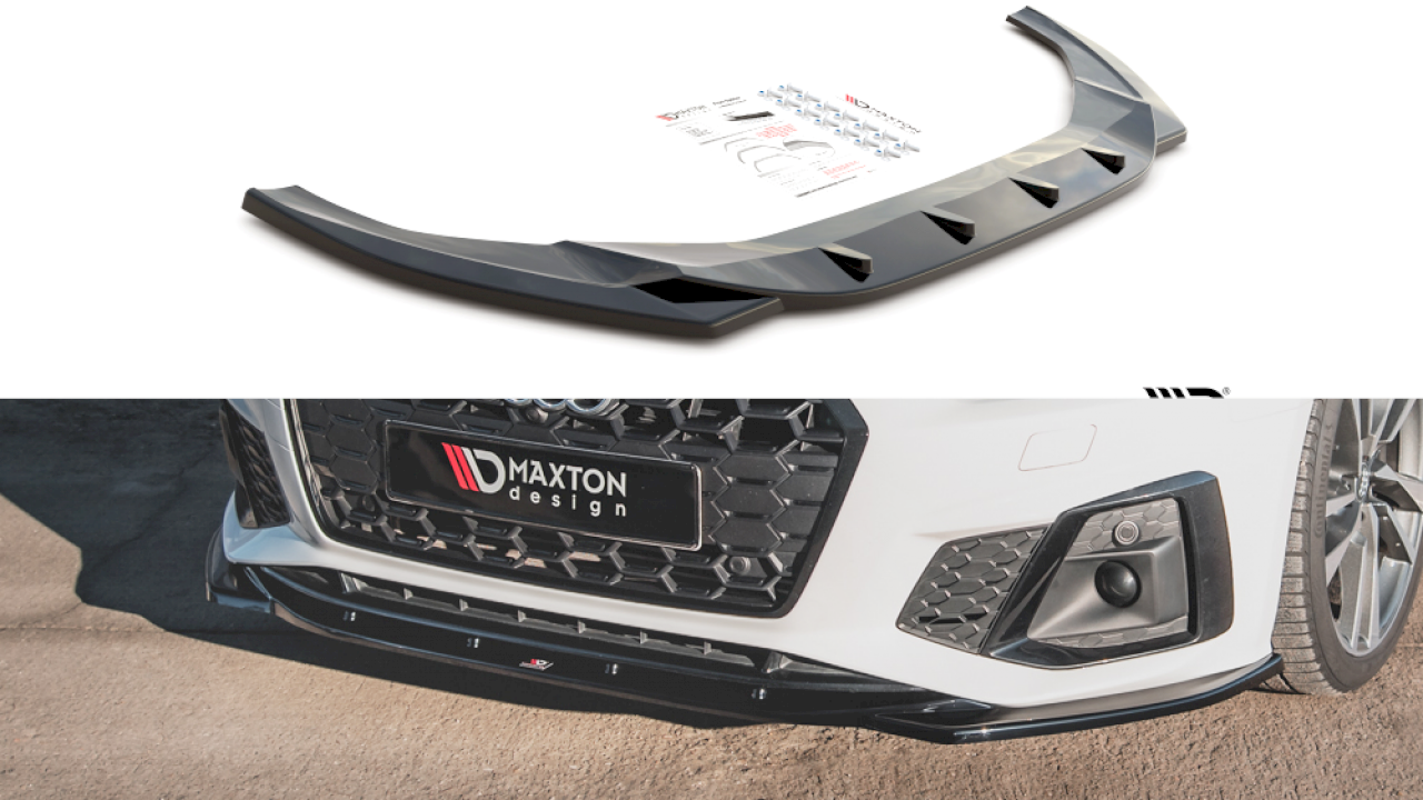 Maxton Design - FRONT SPLITTER V1 AUDI S5 / A5 S-LINE F5 FACELIFT (2019-)