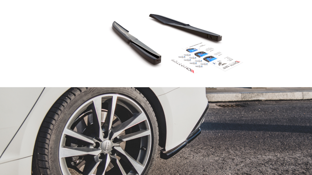 Maxton Design - Rear Side Splitters Audi S5 Sportback / Coupe F5 Facelift (2019-)