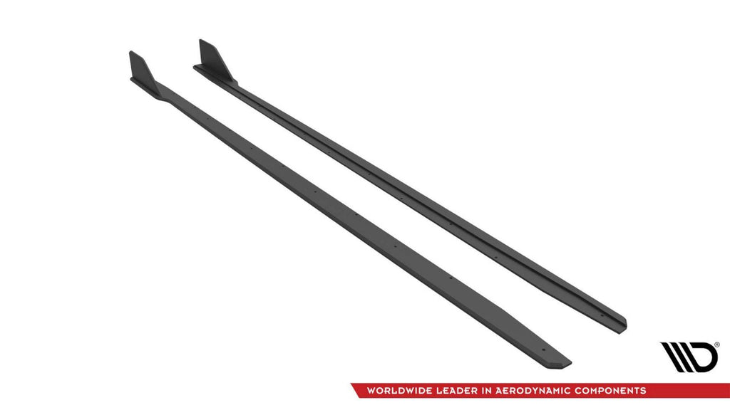 Maxton Design - STREET PRO SIDE SKIRTS DIFFUSERS V.2 FORD MUSTANG GT MK6 FACELIFT (2017-)