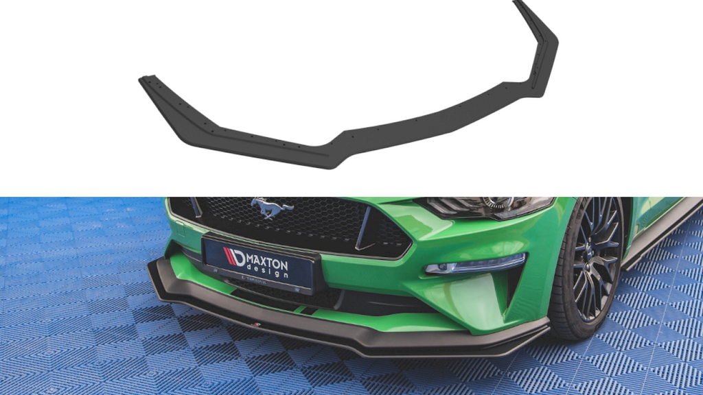 Maxton Design - STREET PRO FRONT SPLITTER V.1 FORD MUSTANG GT MK6 FACELIFT (2017-)