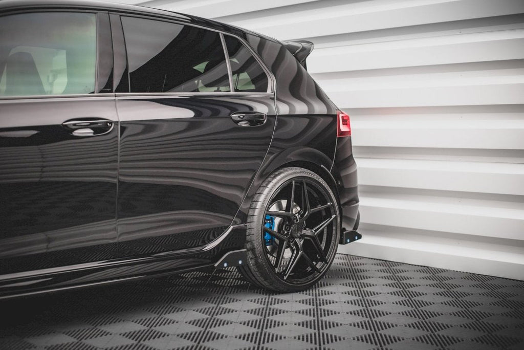 Maxton Design - SIDE SKIRTS DIFFUSERS V.2 + FLAPS VW GOLF R MK8