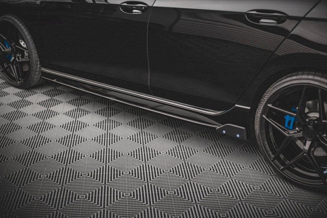 Maxton Design - SIDE SKIRTS DIFFUSERS V.2 + FLAPS VW GOLF R MK8