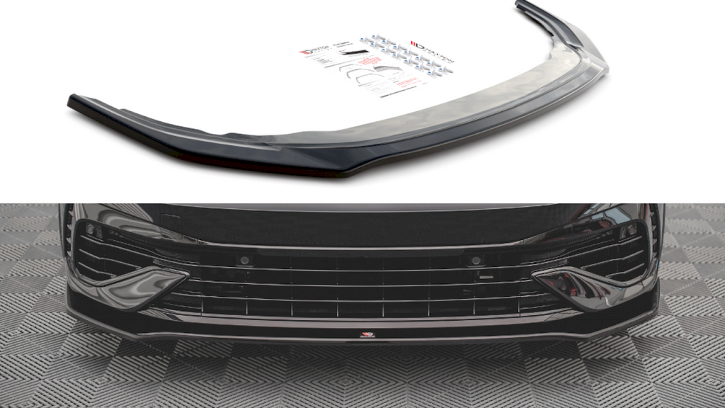 Maxton Design - FRONT SPLITTER V.3 VW GOLF R MK8 (2020-2024)
