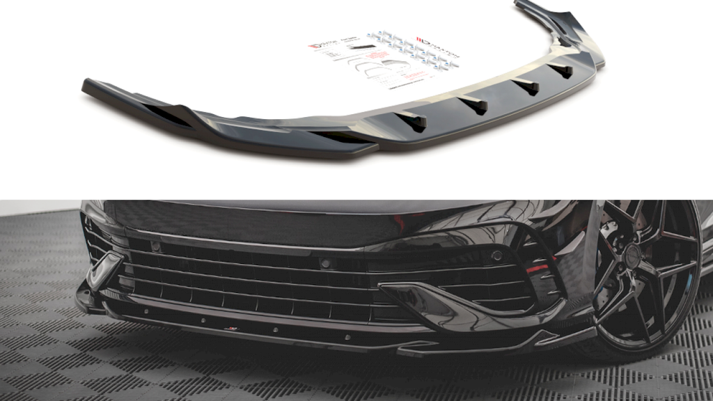 Maxton Design - FRONT SPLITTER V.4 VW GOLF R MK8 (2020-)