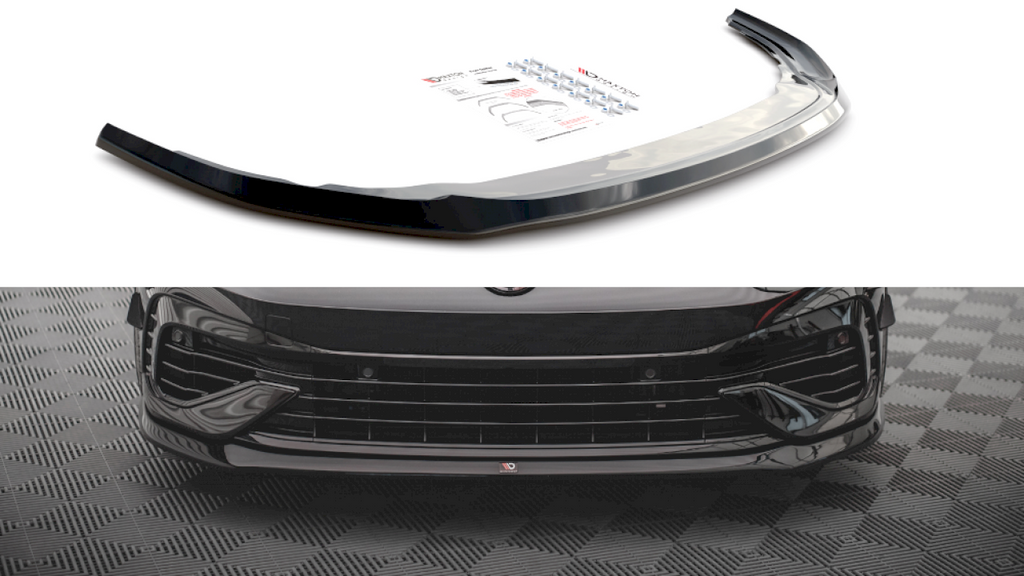 Maxton Design - FRONT SPLITTER V.5 VW GOLF R MK8 (2020-)