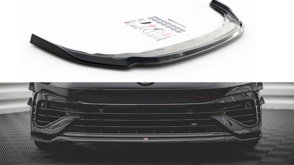 Maxton Design - FRONT SPLITTER V.6 VW GOLF R MK8 (2020-)