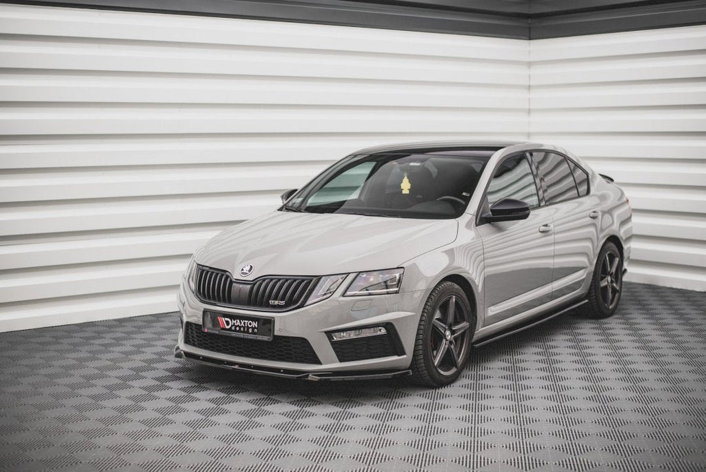 Maxton Design - FRONT SPLITTER V.3 SKODA OCTAVIA RS MK3 FACELIFT (2016-2019)