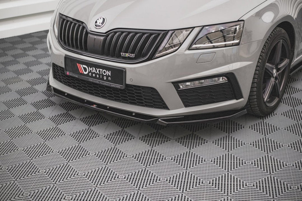 Maxton Design - FRONT SPLITTER V.3 SKODA OCTAVIA RS MK3 FACELIFT (2016-2019)