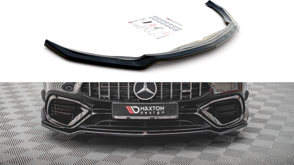 Maxton Design - FRONT SPLITTER V.3 MERCEDES-AMG CLA 45 AERO C118 (2019-)