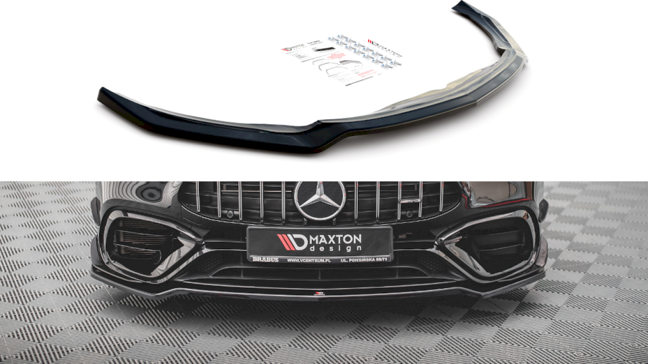 Maxton Design - FRONT SPLITTER V.3 MERCEDES-AMG CLA 45 AERO C118 (2019-)