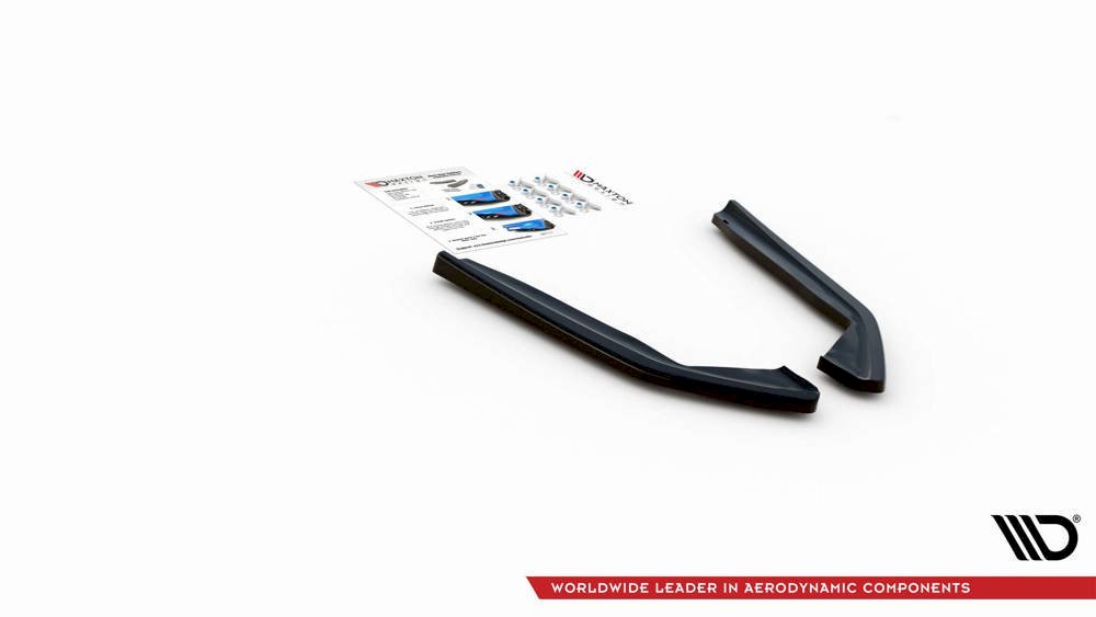 Maxton Design - REAR SIDE SPLITTERS V.2 HONDA ACCORD MK7 TYPE-S (2002-2007)