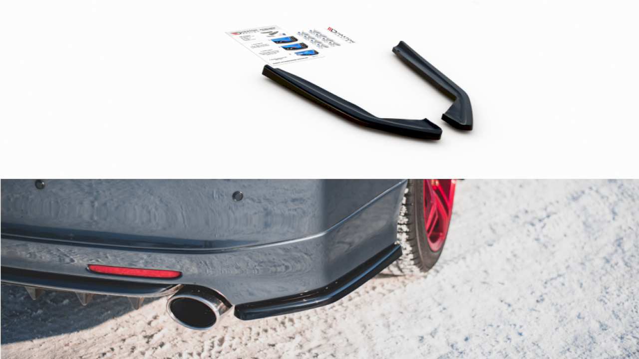 Maxton Design - REAR SIDE SPLITTERS V.2 HONDA ACCORD MK7 TYPE-S (2002-2007)