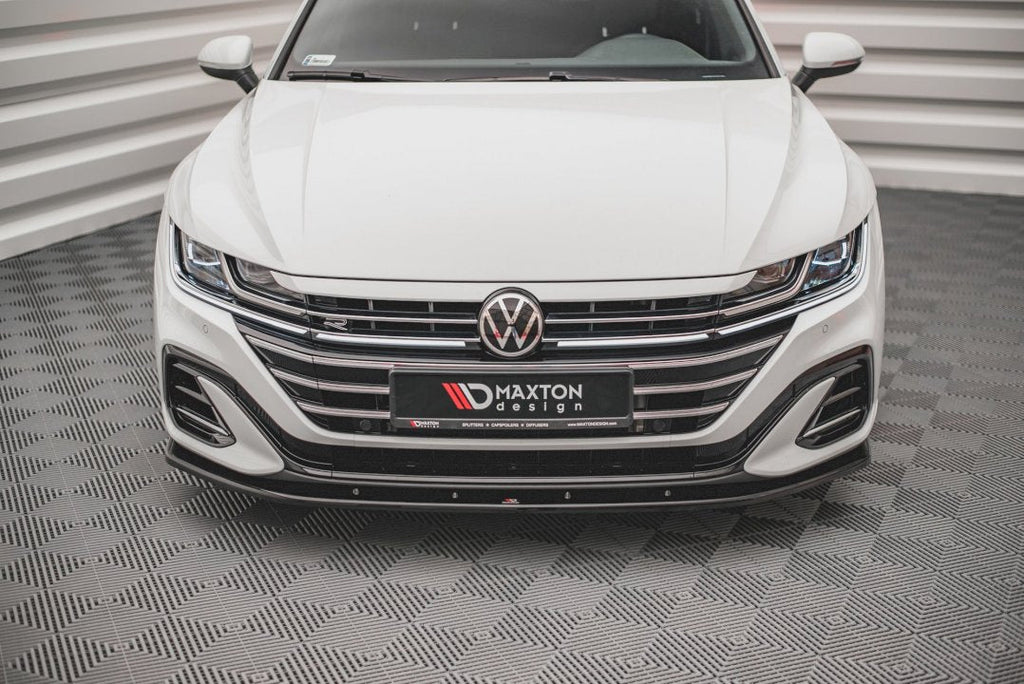 Maxton Design - Front Splitter V.2 Volkswagen Arteon R-Line Sedan / Shooting Brake Mk1 Facelift