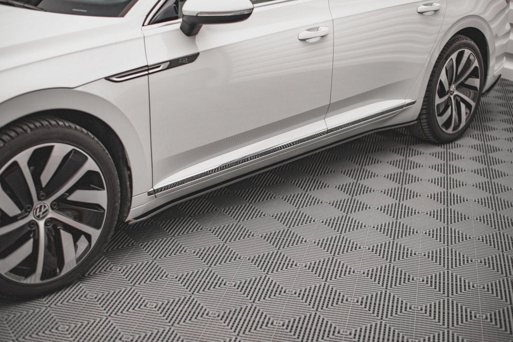 Maxton Design - Street PRO Side Skirt Diffusers V.1 Volkswagen Arteon R/ R-Line Sedan / Shooting Brake Mk1 Facelift