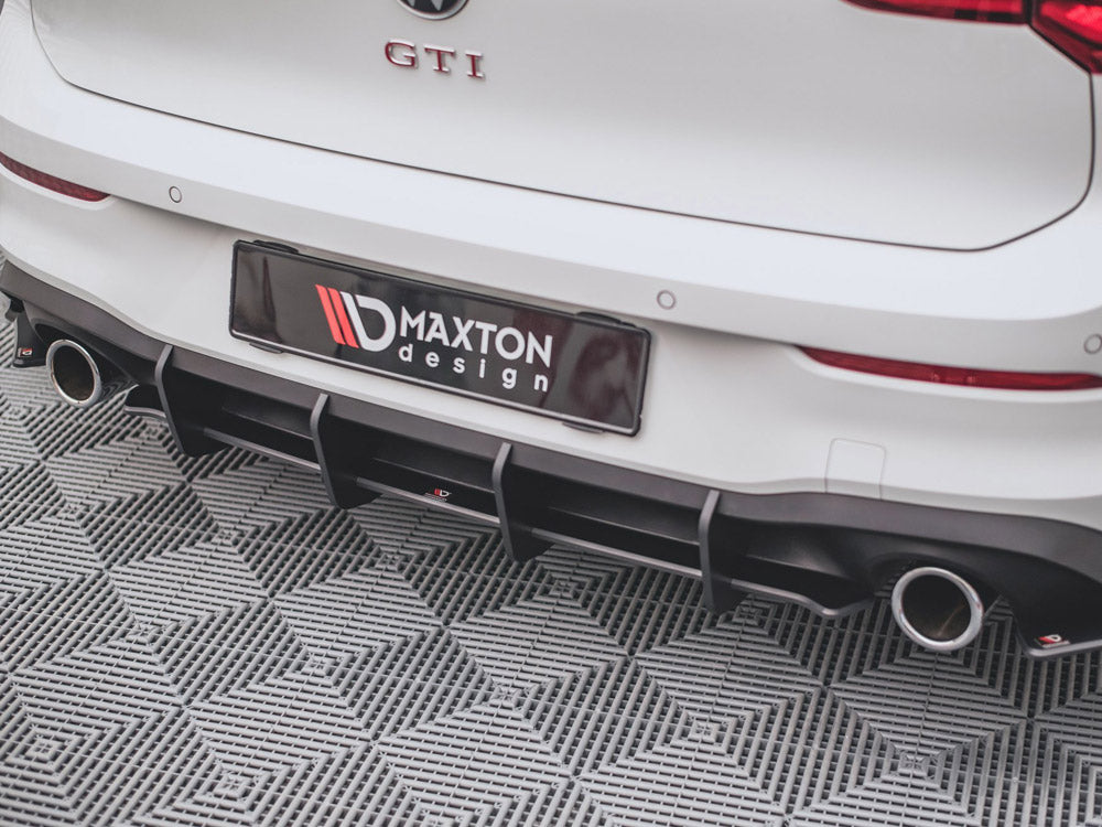 Maxton Design - Street PRO Rear Diffuser V.1 VW Golf 8 GTI