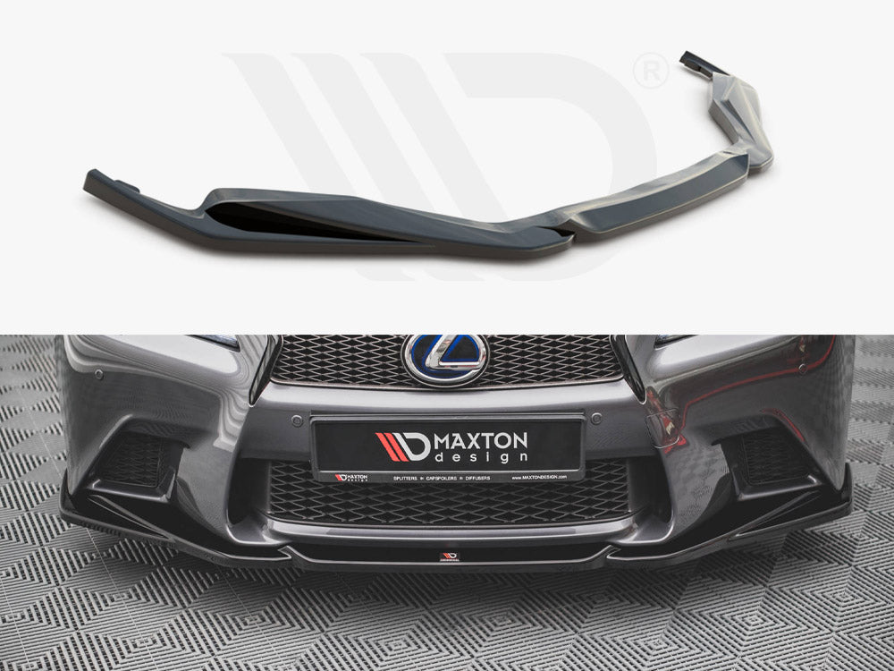Maxton Design - FRONT SPLITTER V.2 LEXUS GS F SPORT MK4 (L10) (2012-2015)