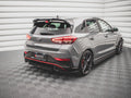 Maxton Design - CENTRAL REAR SPLITTER FOR HYUNDAI I30 N HATCHBACK MK3 FACELIFT (2020-)