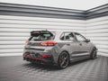 Maxton Design - REAR SIDE SPLITTERS V.1 + FLAPS HYUNDAI I30 N HATCHBACK MK3 FACELIFT
