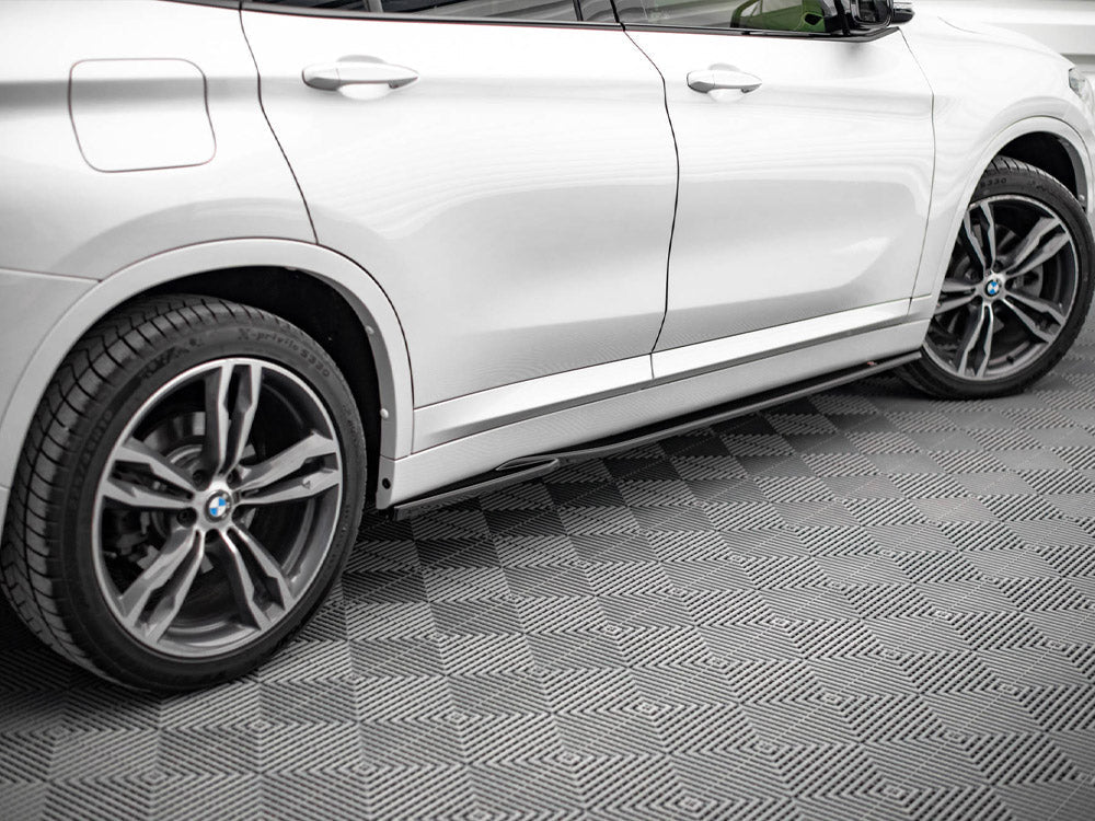Maxton Design - Side Skirts Diffusers BMW X1 M-Pack F48 / F48 Facelift