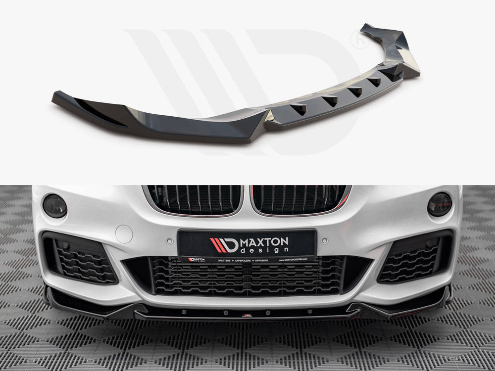 Maxton Design - FRONT SPLITTER V.2 BMW X1 M-PACK F48 (2015-2019)