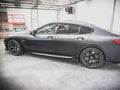 Maxton Design - SIDE SKIRTS DIFFUSERS V.1 + FLAPS BMW M8 GRAN COUPE F93 / 8 GRAN COUPE M-PACK G16