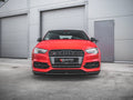 Maxton Design - FRONT SPLITTER V.1 AUDI S3 / A3 S-LINE 8V SEDAN / CABRIO (2013-2016)