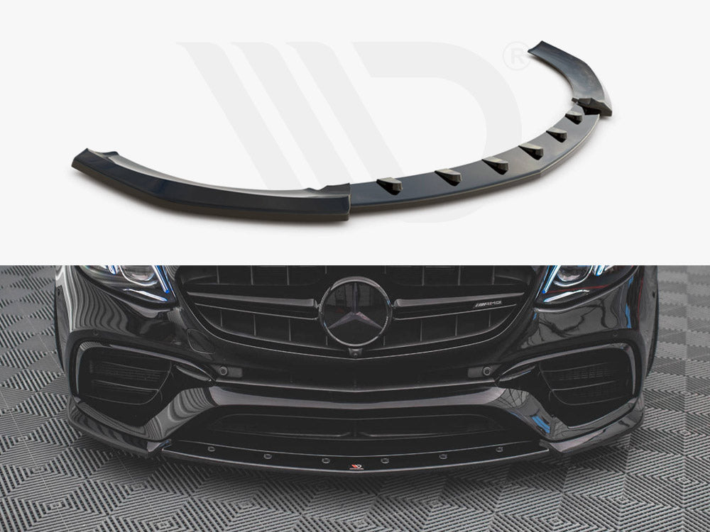 Maxton Design - FRONT SPLITTER V.3 MERCEDES E63 AMG ESTATE/SEDAN S213/W213 (2017-2021)