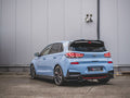 Maxton Design - CENTRAL REAR SPLITTER (WITH VERTICAL BARS) HYUNDAI I30 N MK3 HATCHBACK (2017-2020)