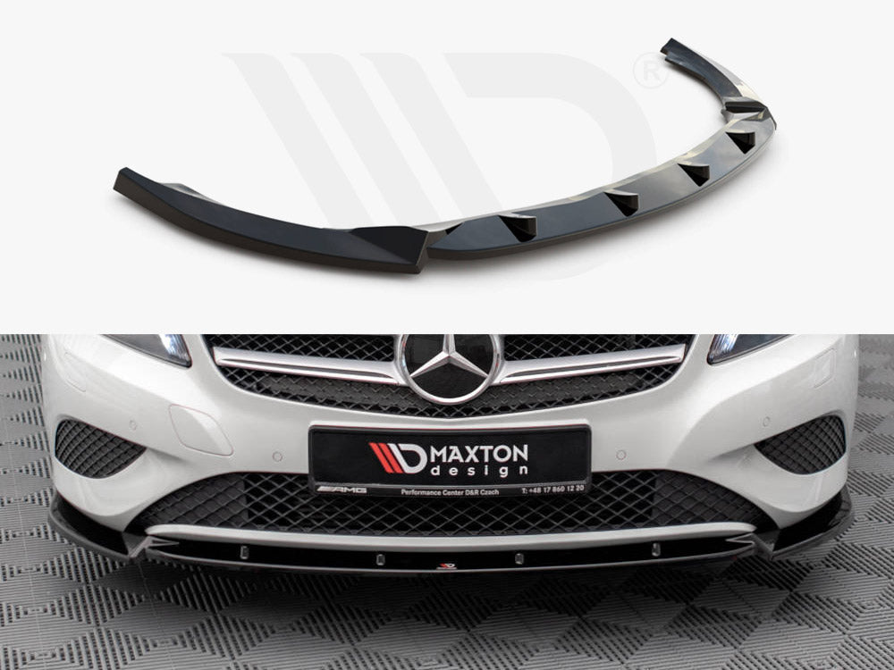 Maxton Design - FRONT SPLITTER V.1 MERCEDES A W176 (2012-2015)