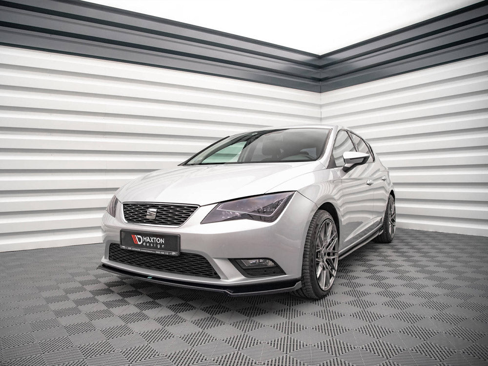Maxton Design - FRONT SPLITTER V.2 SEAT LEON MK3 (2012-2016)