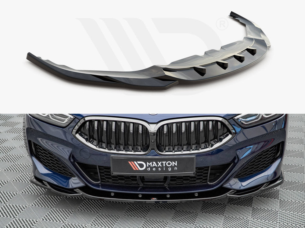 Maxton Design - FRONT SPLITTER V.4 BMW 8 COUPE M-PACK G15 / 8 GRAN COUPE M-PACK G16 (2018-)