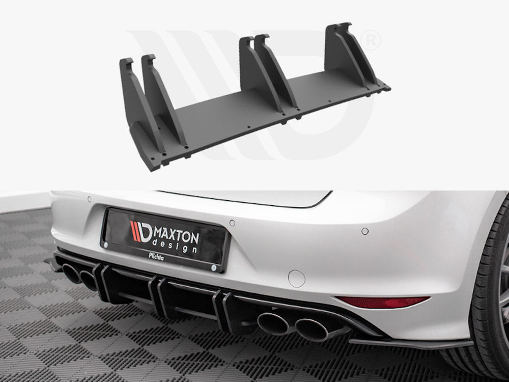 Maxton Design - STREET PRO REAR DIFFUSER VW GOLF R MK7 (2013-2016)