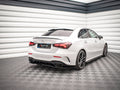 Maxton Design - Rear Splitter (Vertical Bars) V.1 Mercedes A 35 AMG Sedan V177